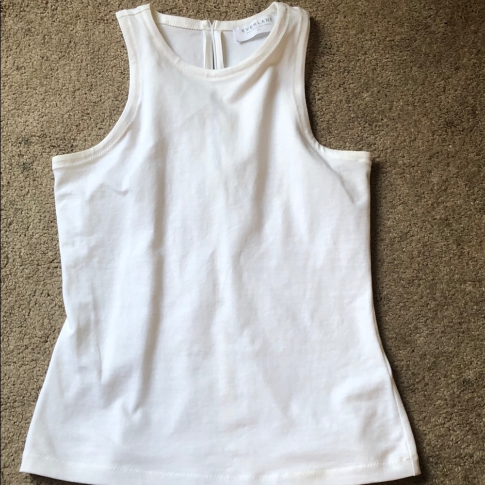Everlane Edition White Sleeveless Shirt XS